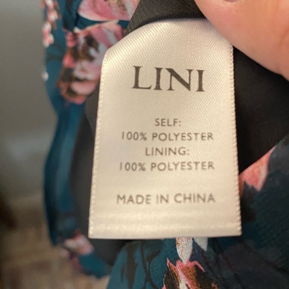 Lini Women’s Green Isabelle Puff Sleeve Floral Dress - Picture 10 of 16